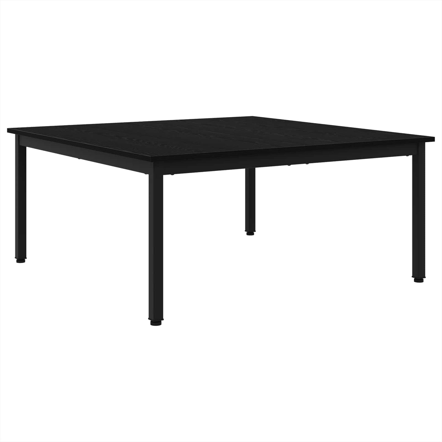 Sofabord Sort eg 100 x 100 x 45 cm Konstrueret træ
