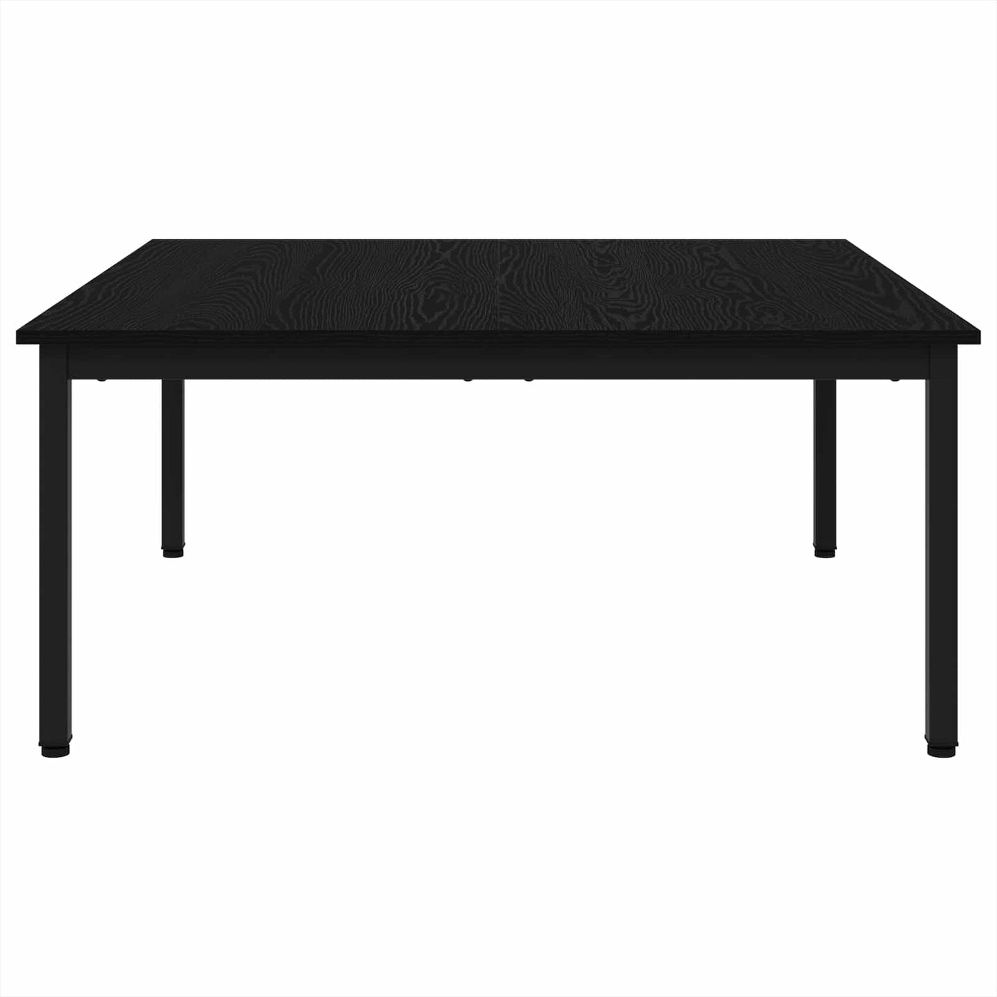 Sofabord Sort eg 100 x 100 x 45 cm Konstrueret træ