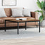 Sofabord Gammelt træ 100 x 100 x 45 cm Konstrueret træ