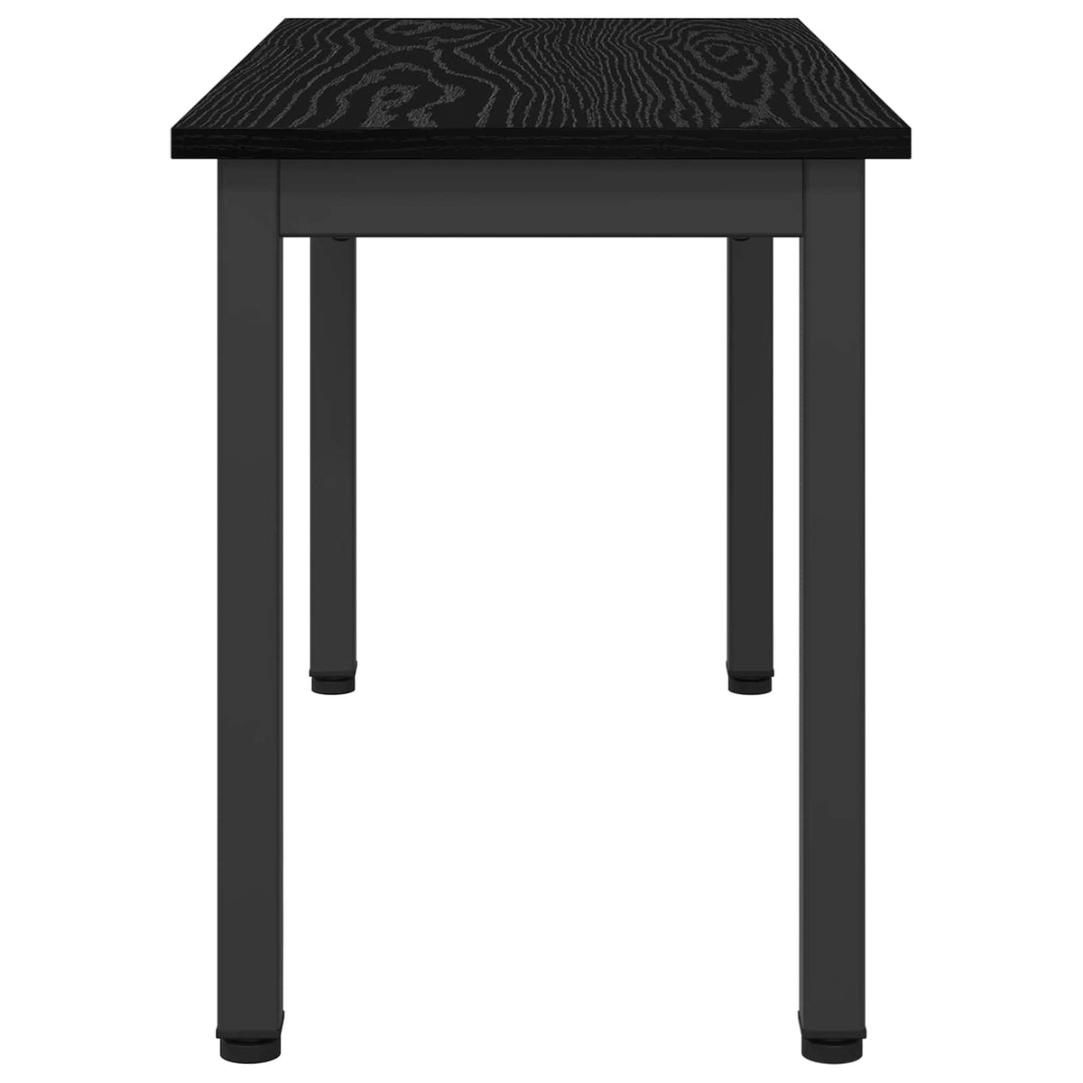 bænk Sort eg 80 x 35 x 45 cm Konstrueret træ
