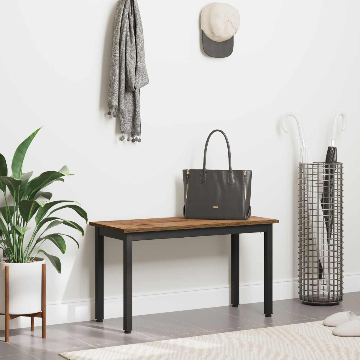 bænk Gammelt træ 80 x 35 x 45 cm Konstrueret træ
