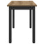 bænk Artisan eg 80 x 35 x 45 cm Konstrueret træ