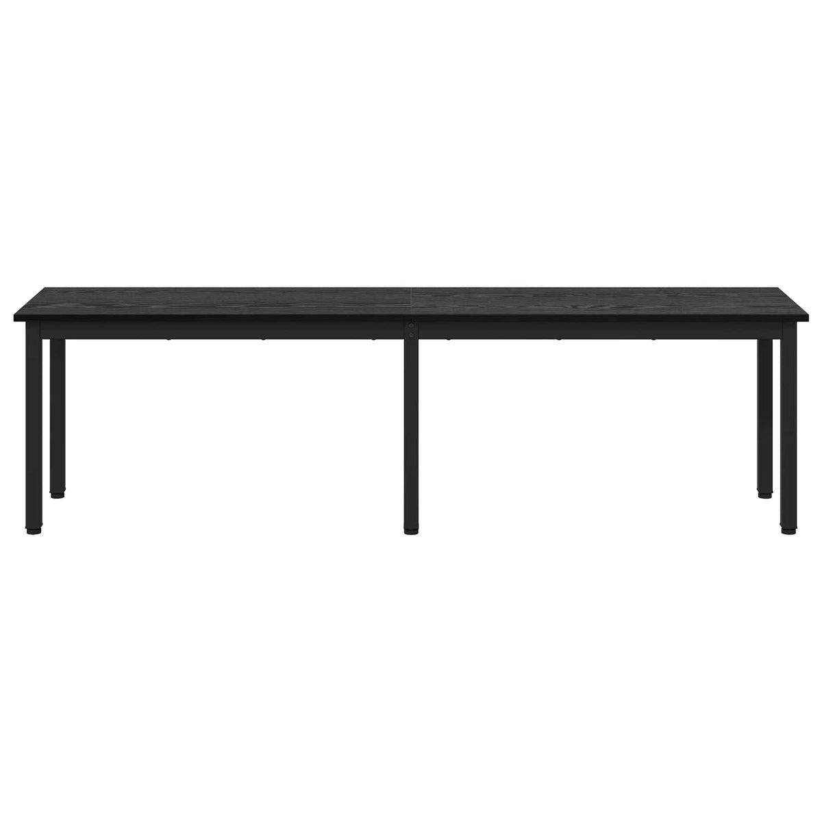 bænk Sort eg 160 x 35 x 45 cm Konstrueret træ