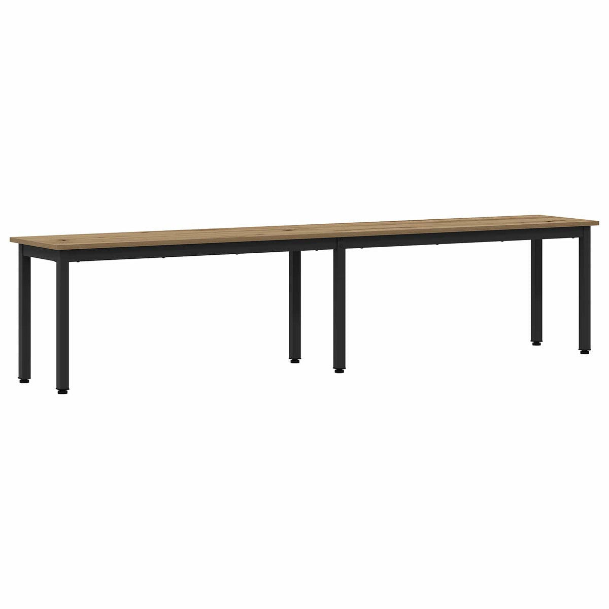 bænk Artisan eg 200 x 35 x 45 cm Konstrueret træ