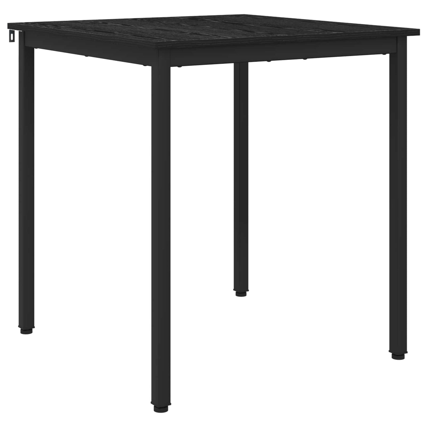 Spiseborde 70 x 70 x 75 cm Konstrueret træ Sort eg Firkantet