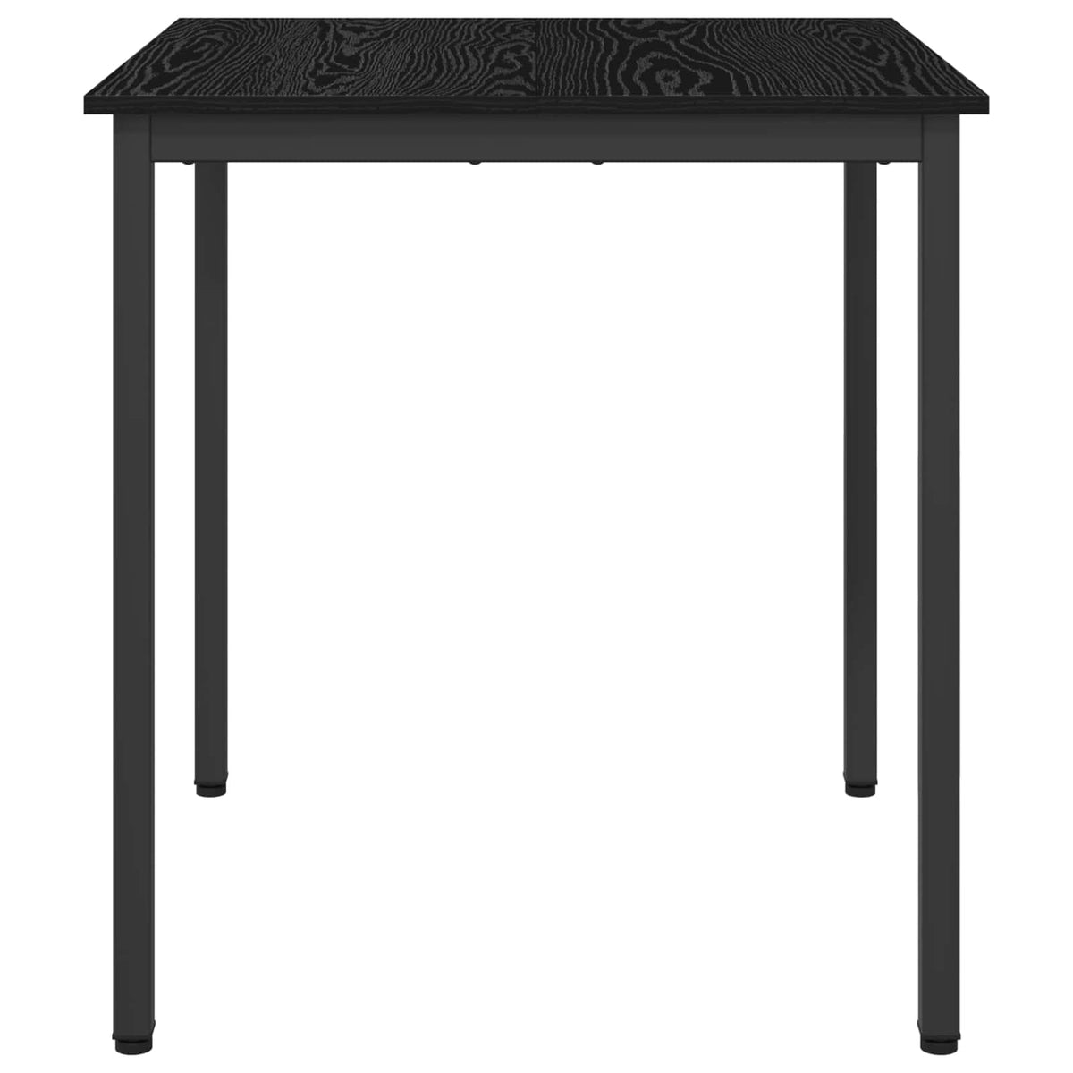 Spiseborde 70 x 70 x 75 cm Konstrueret træ Sort eg Firkantet