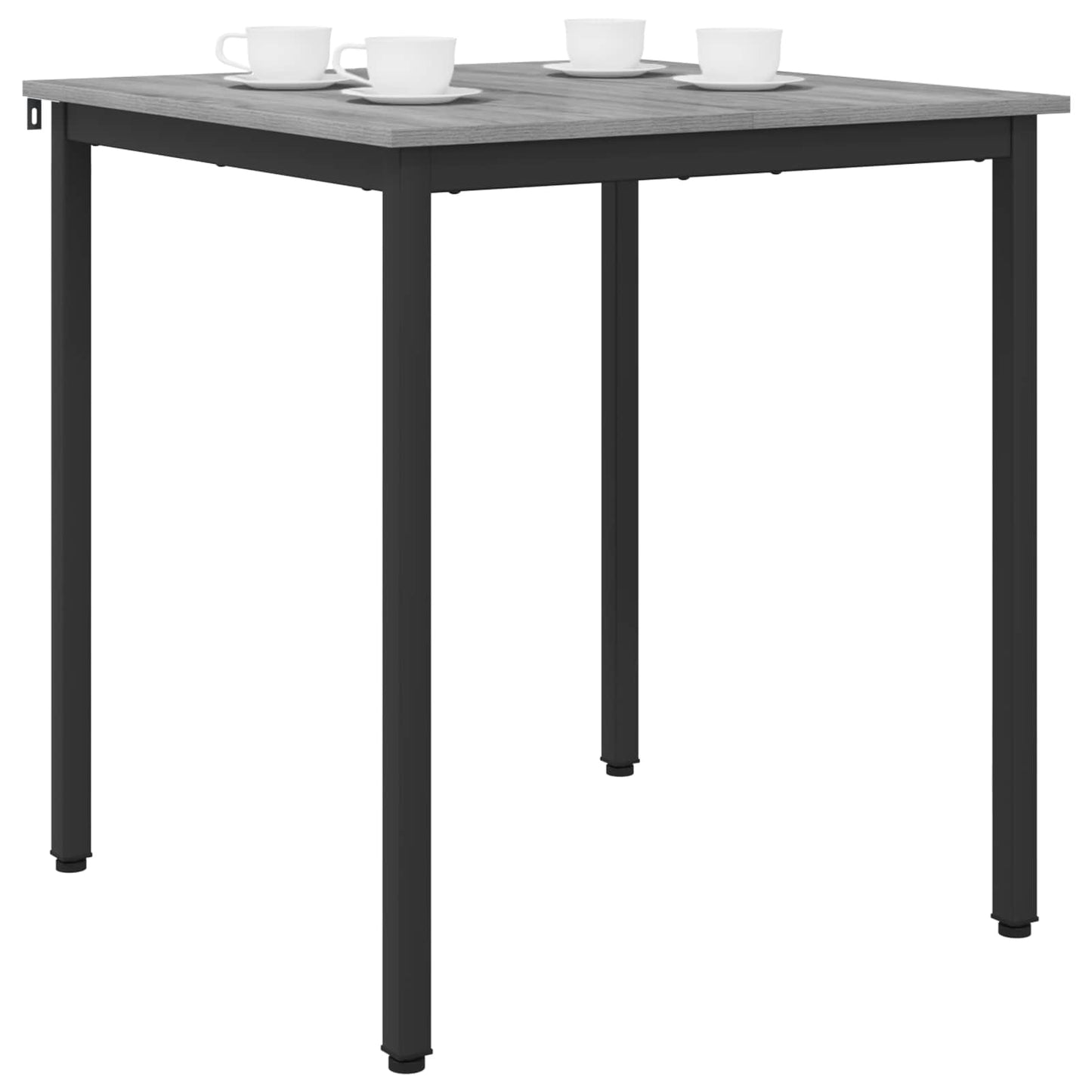 Spiseborde 70 x 70 x 75 cm Konstrueret træ Grå Sonoma Firkantet