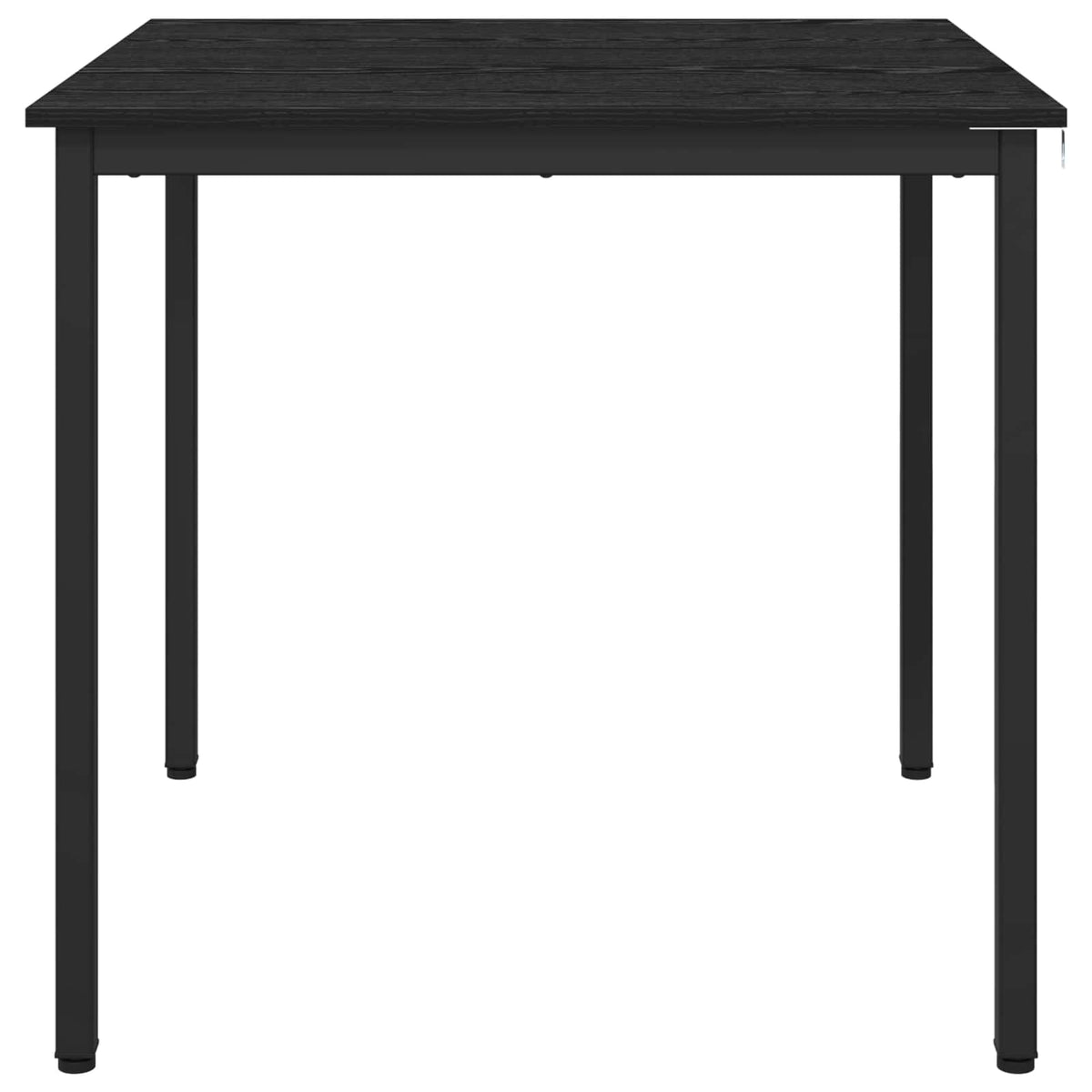 Spiseborde 80 x 80 x 75 cm Konstrueret træ Sort eg Firkantet