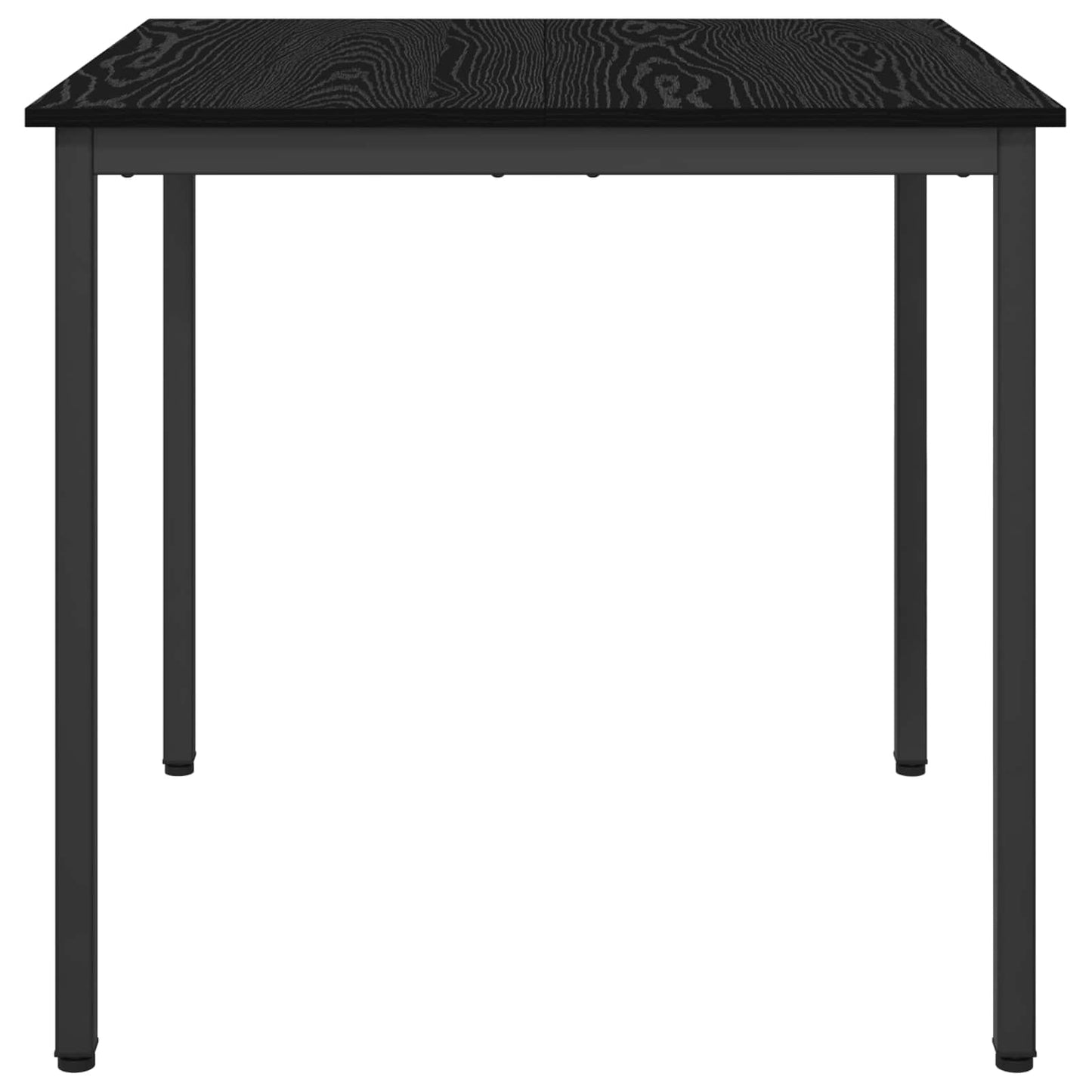 Spiseborde 80 x 80 x 75 cm Konstrueret træ Sort eg Firkantet