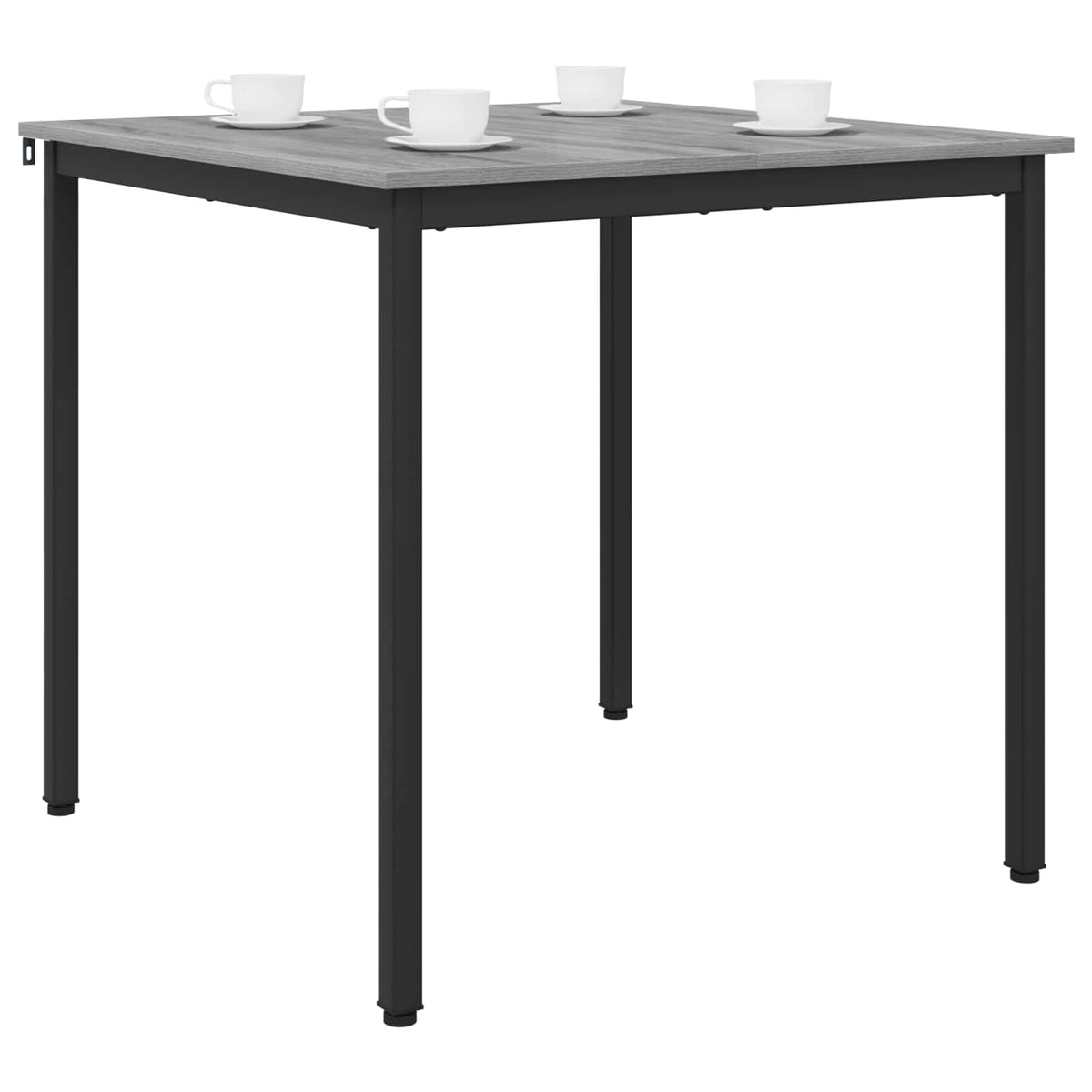 Spiseborde 80 x 80 x 75 cm Konstrueret træ Grå Sonoma Firkantet