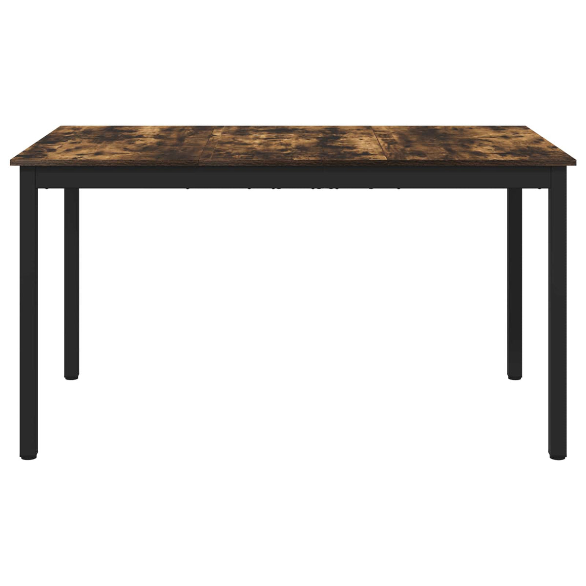 Spiseborde 140 x 80 x 75 cm Konstrueret træ Røget eg