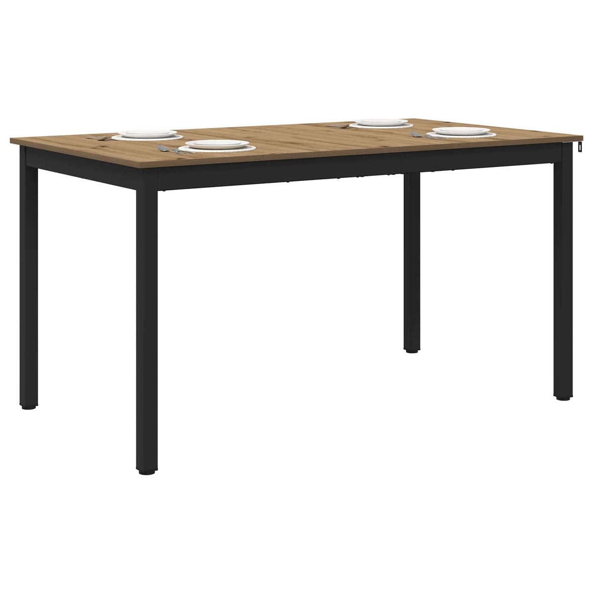 Spiseborde 140 x 80 x 75 cm Konstrueret træ Artisan-eg