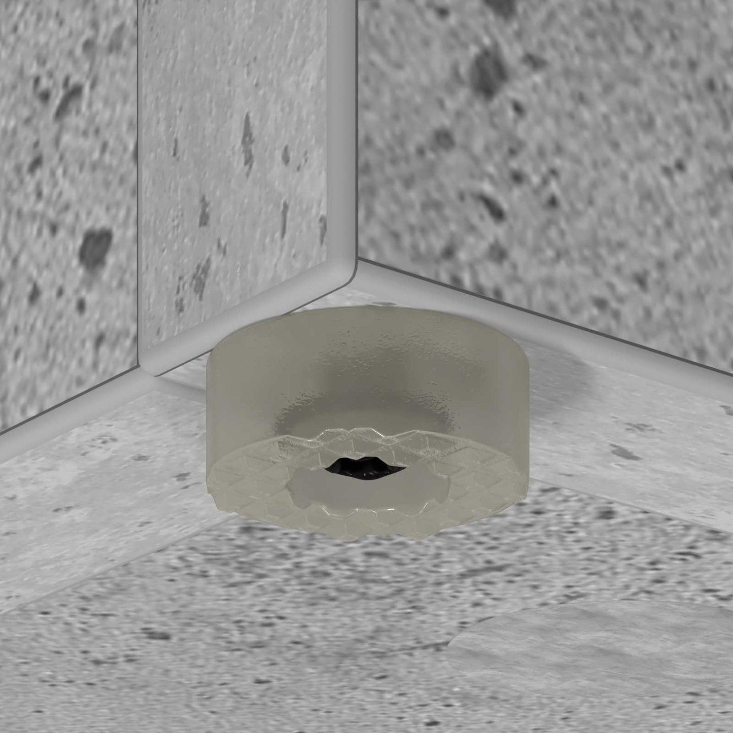 Parasolfod Beton Grå 25 x 24,5 x 64 cm Konstrueret træ
