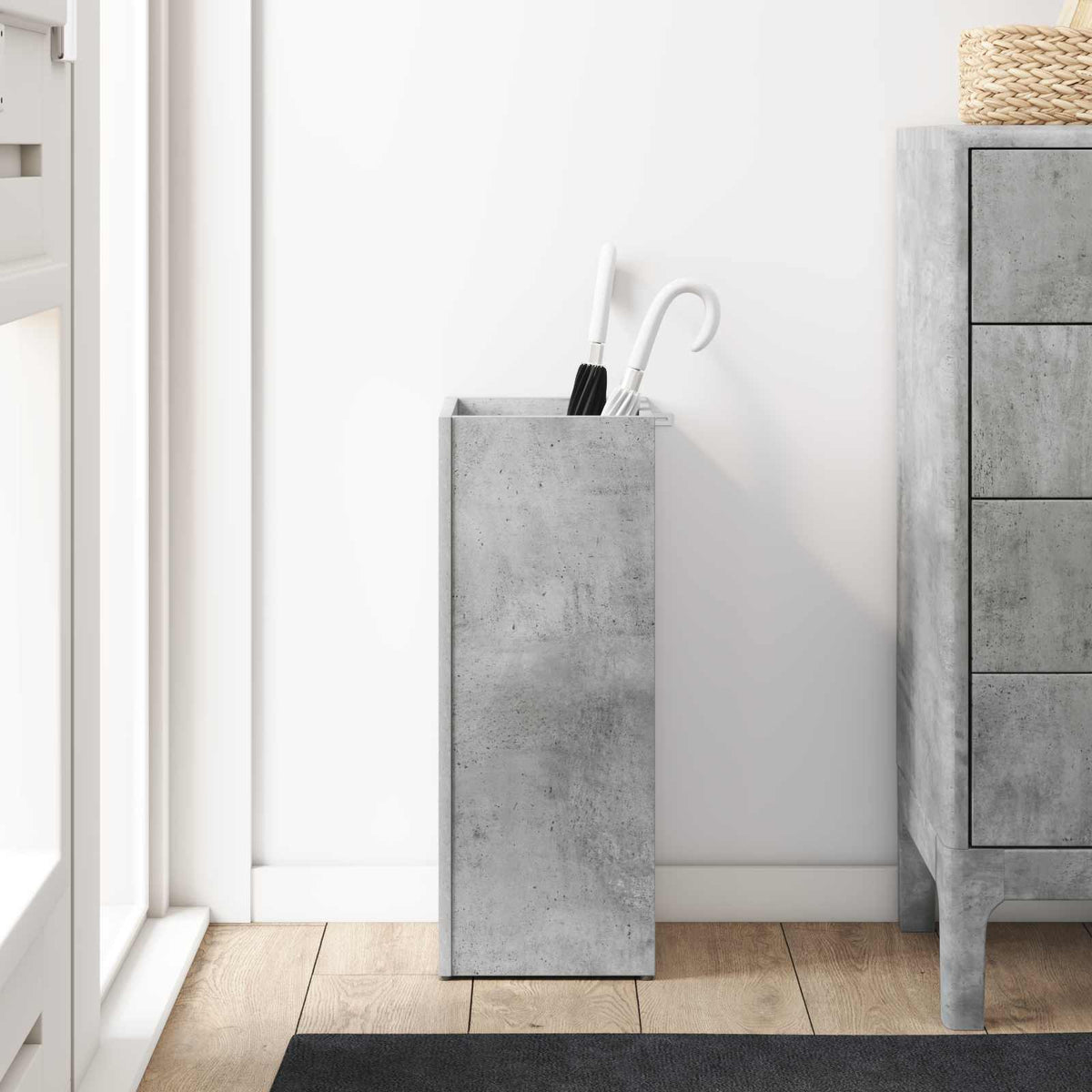 Parasolfod Beton Grå 25 x 24,5 x 64 cm Konstrueret træ