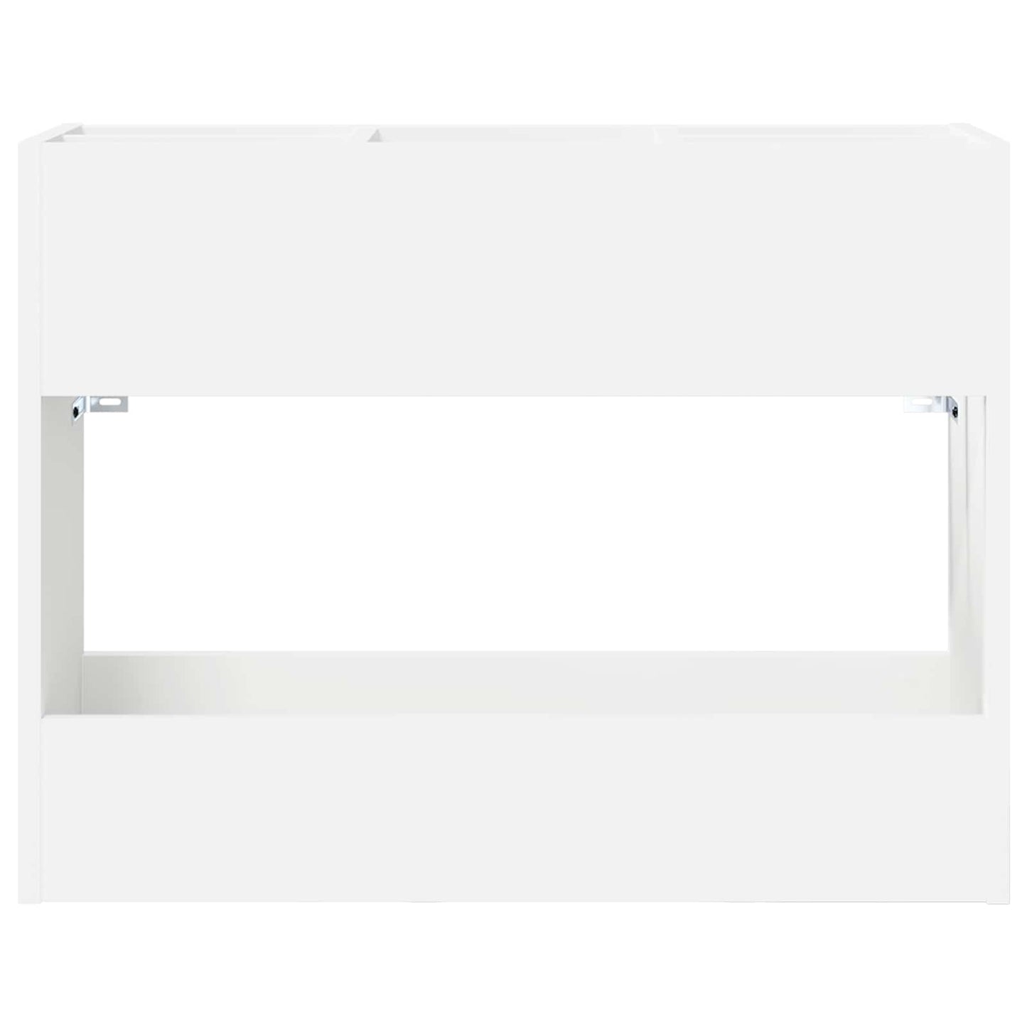 Parasolfod med opbevaring Hvid 65 x 24 x 50 cm Konstrueret træ