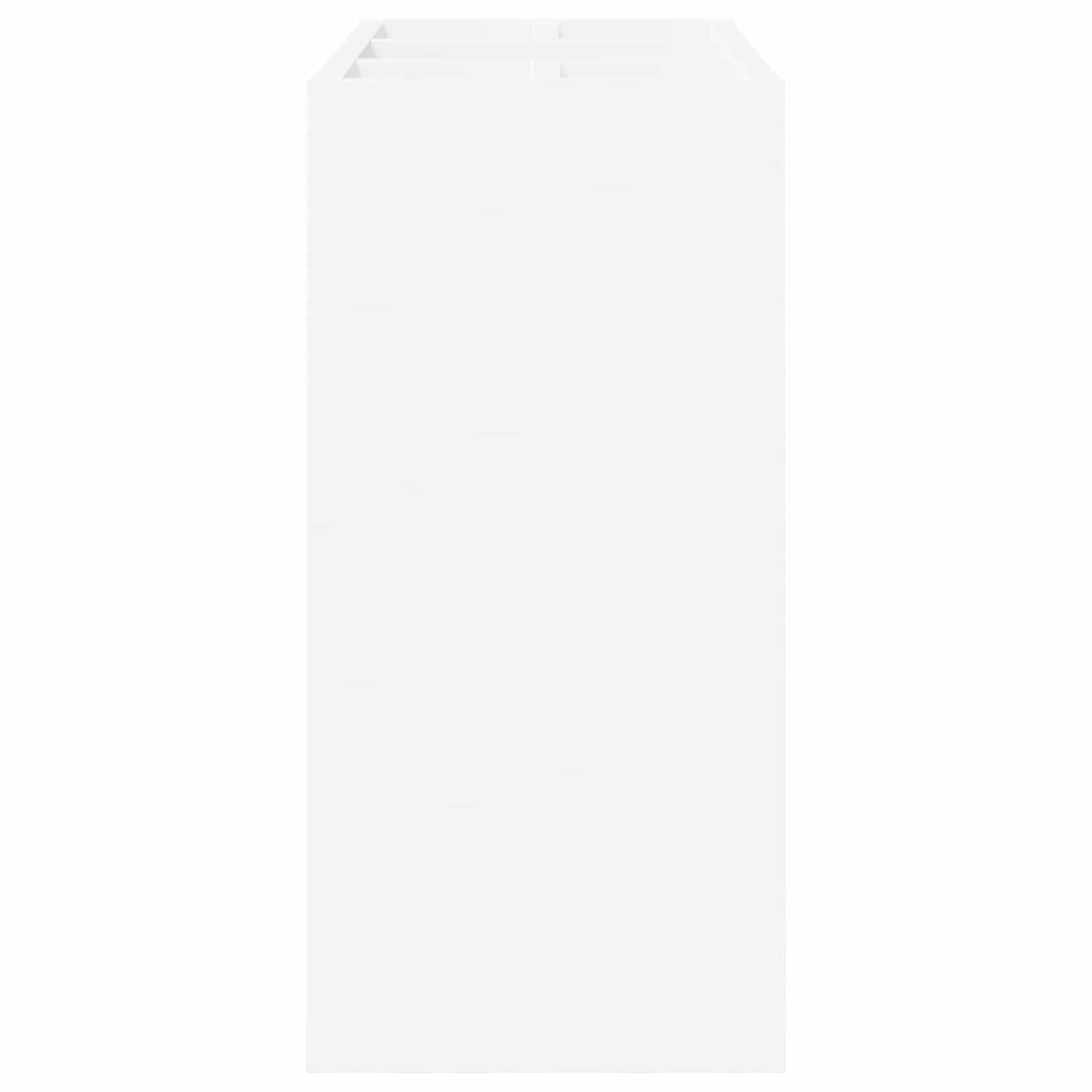 Parasolfod med opbevaring Hvid 65 x 24 x 50 cm Konstrueret træ