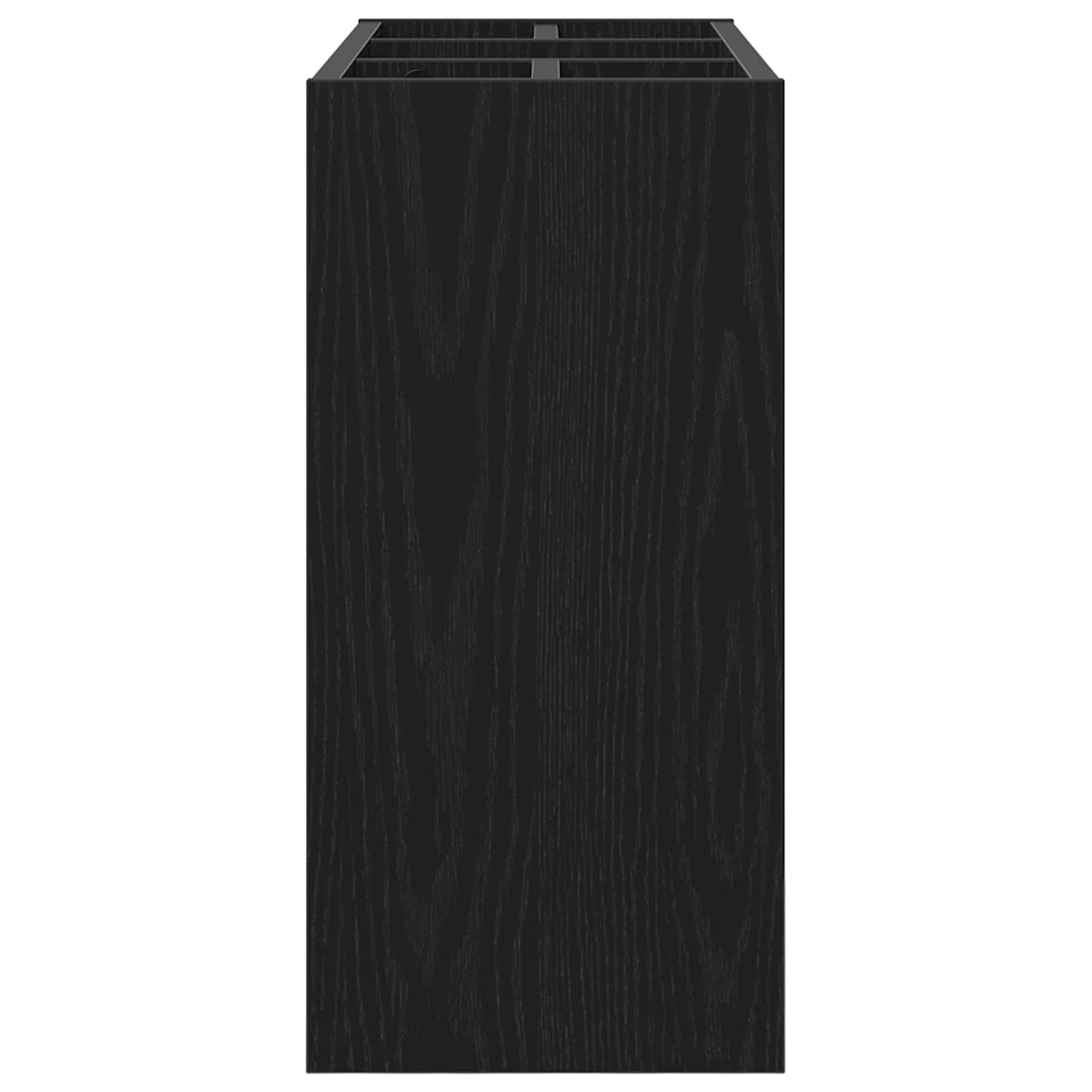 Parasolfod Sort eg 65 x 24 x 50 cm Konstrueret træ