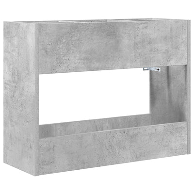 Parasolfod Beton Grå 65 x 24 x 50 cm Konstrueret træ