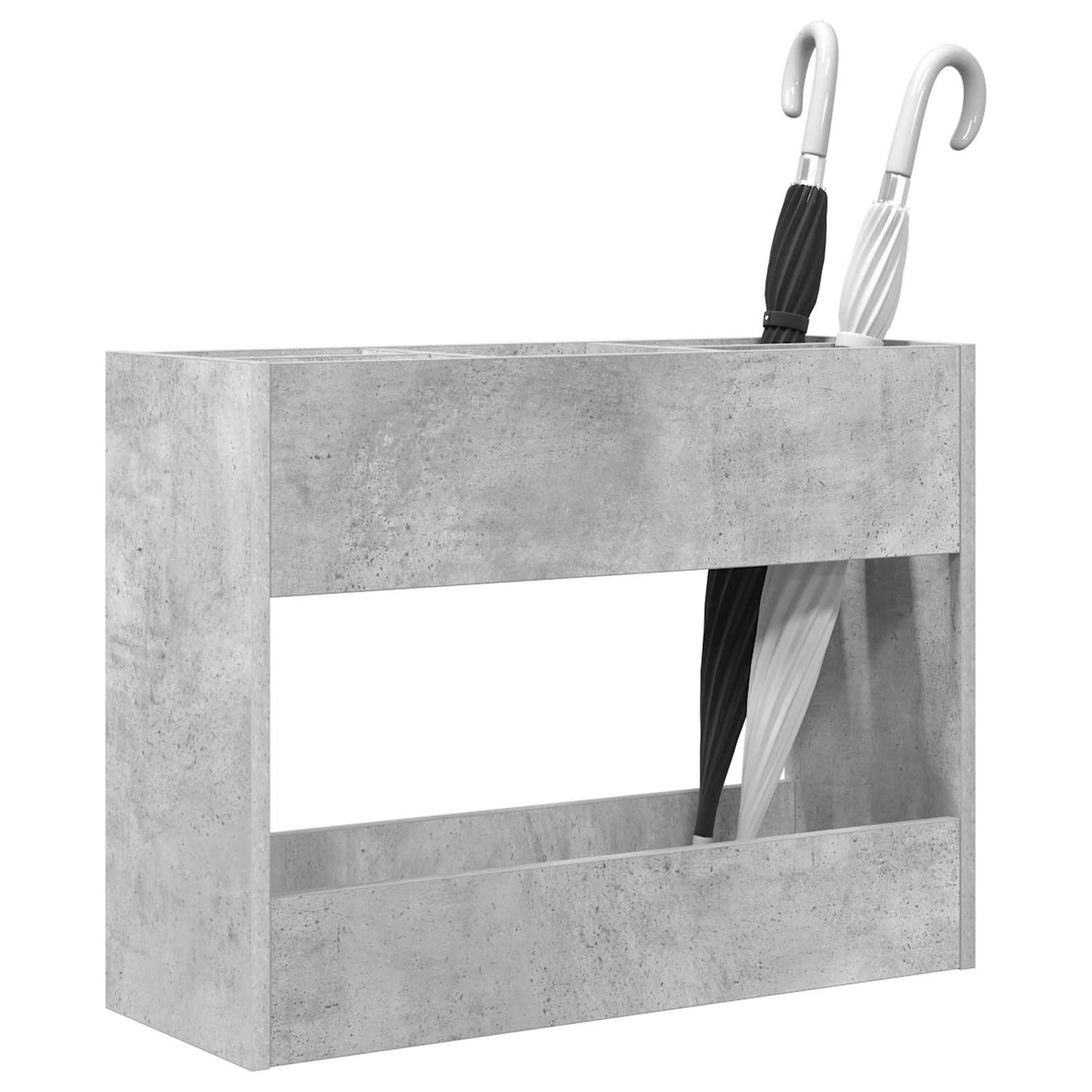 Parasolfod Beton Grå 65 x 24 x 50 cm Konstrueret træ