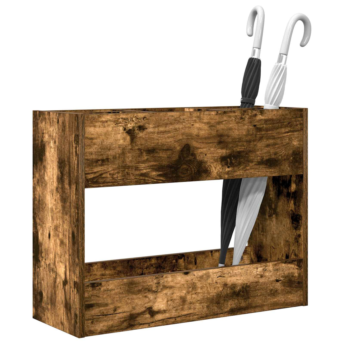 Parasolfod Røget eg 65 x 24 x 50 cm Konstrueret træ