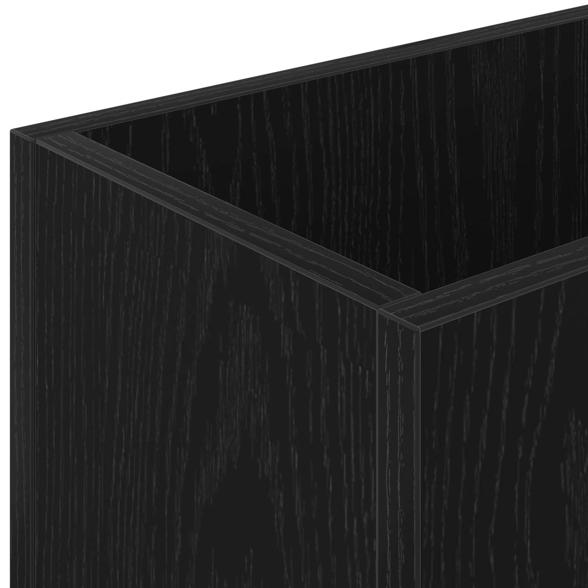 Parasolfod Sort eg 40 x 20 x 55,5 cm Konstrueret træ