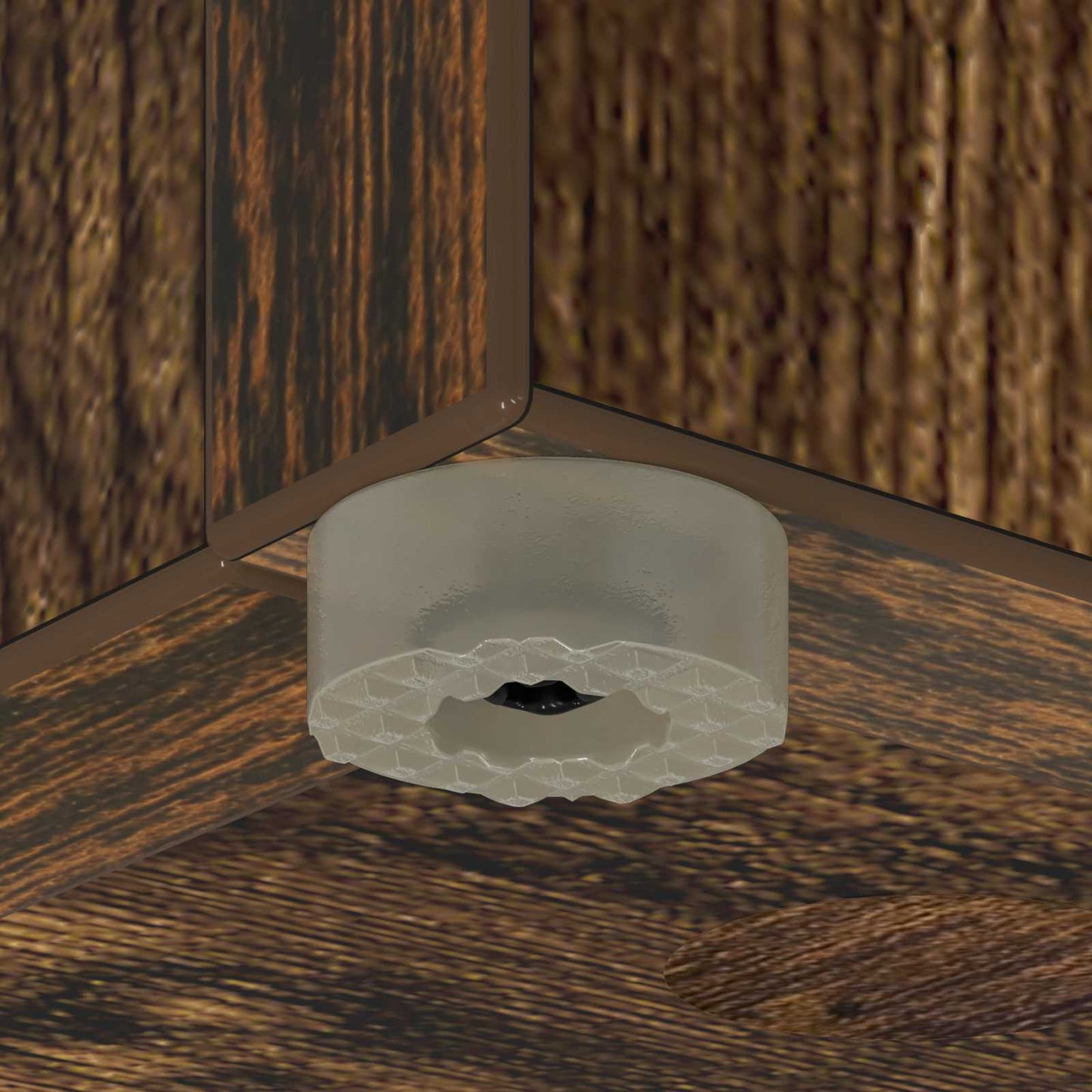 Parasolfod Røget eg 20 x 20 x 55,5 cm Konstrueret træ