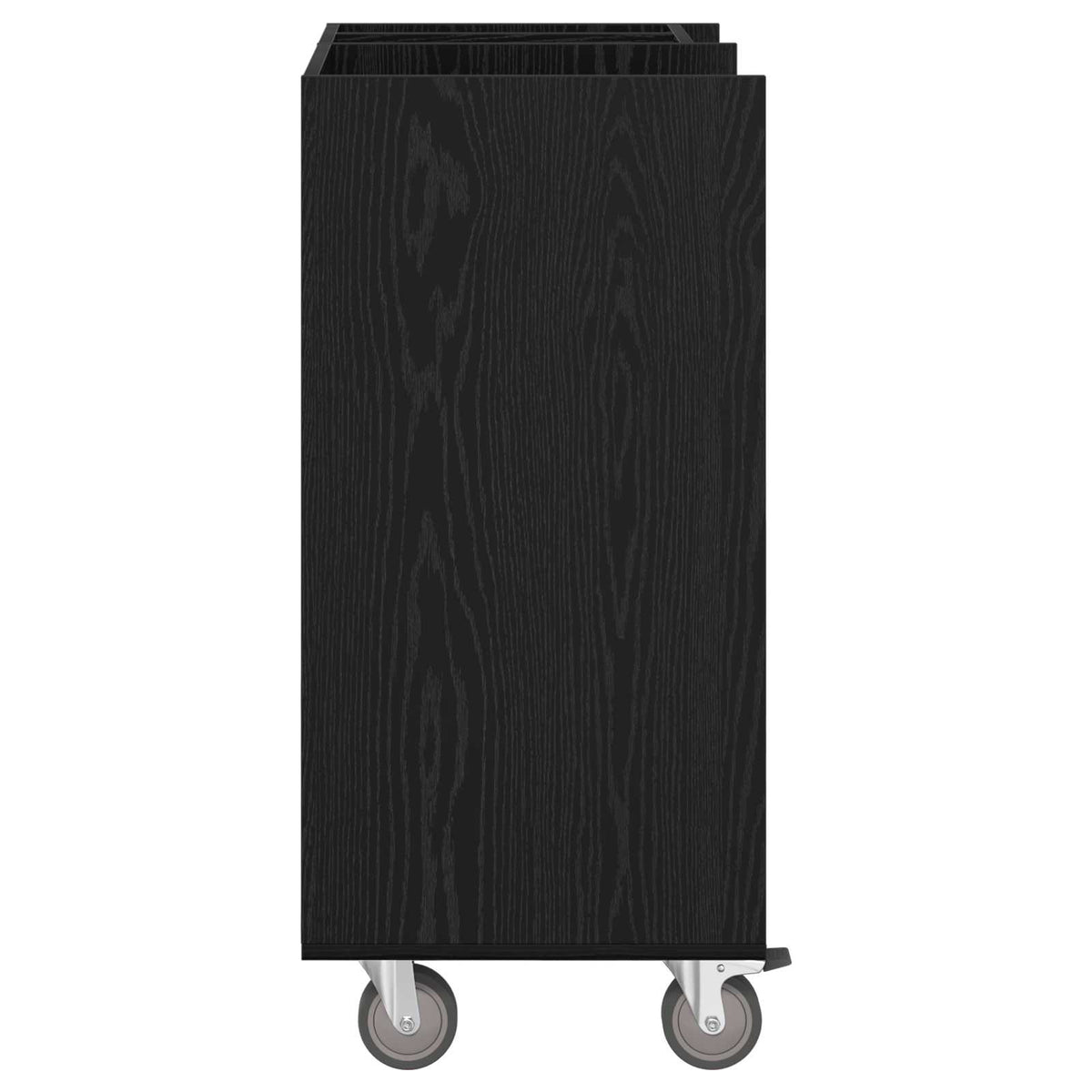 Golf Skab med hjul Ensfarvet Sort eg 65 x 45 x 98 cm