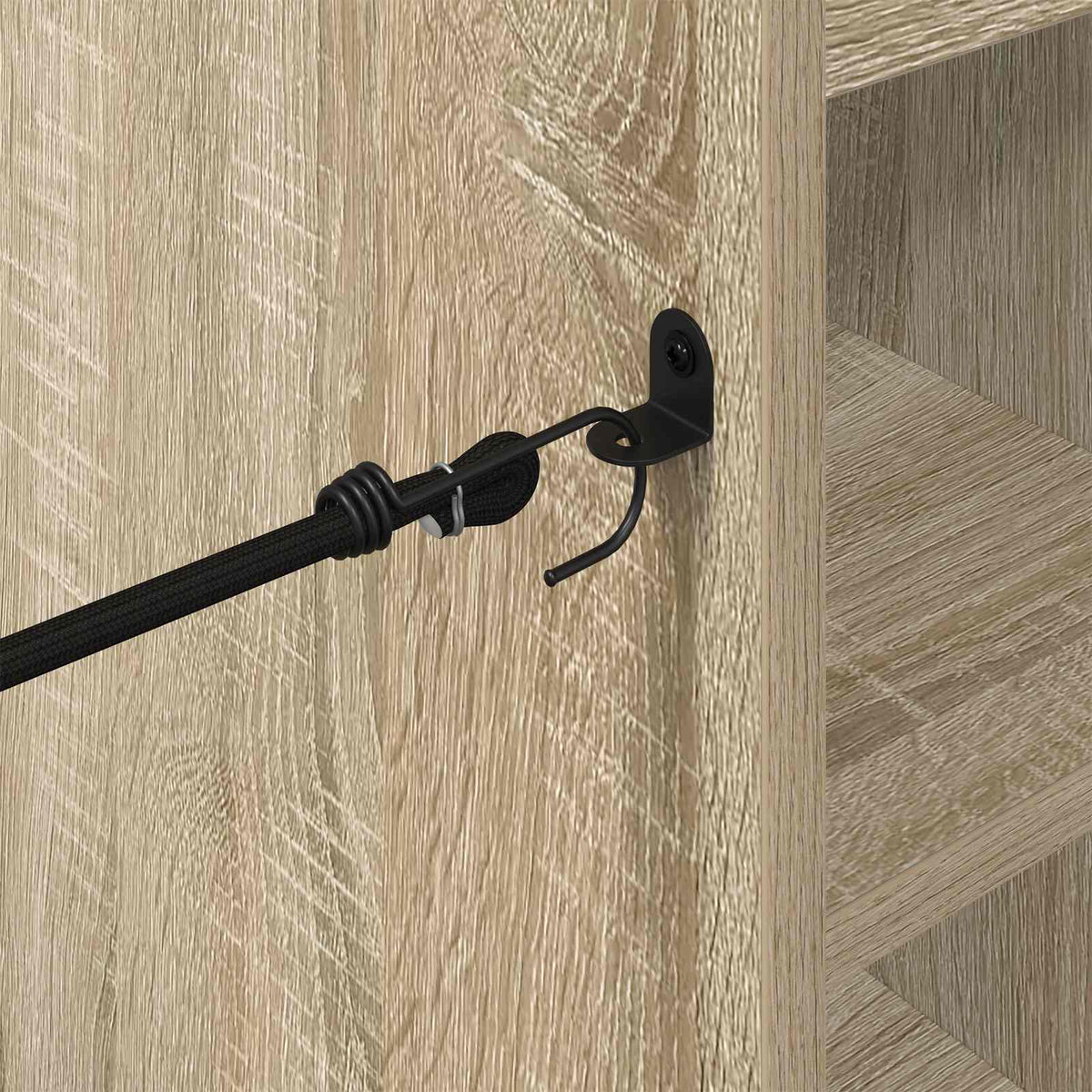 Golf Skab med hjul Ensfarvet Sonoma eg 65 x 45 x 98 cm