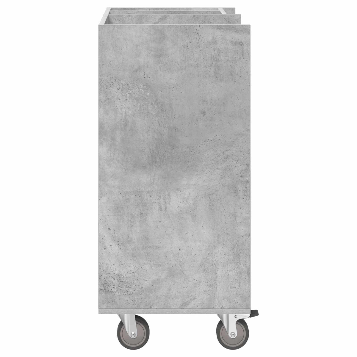 Golf Skab med hjul Ensfarvet Beton Grå 65 x 45 x 98 cm