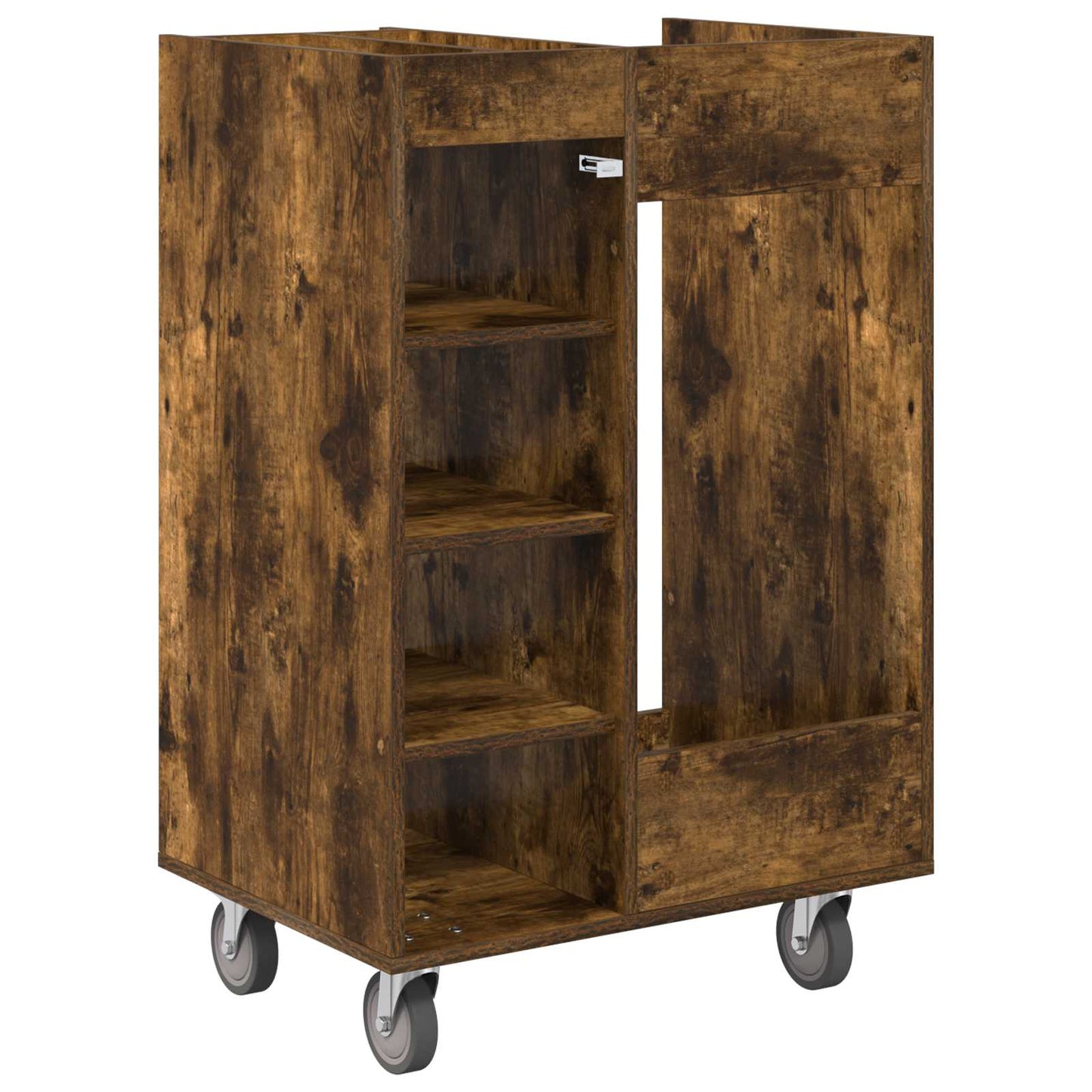 Golf Skab med hjul Ensfarvet Røget eg 65 x 45 x 98 cm