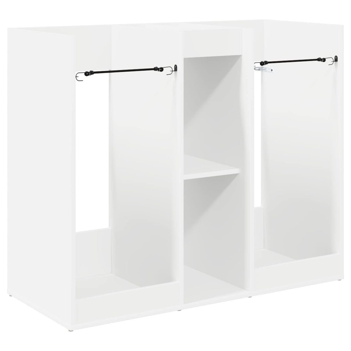 Golf Skab Ensfarvet Hvid 102 x 45 x 85,5 cm