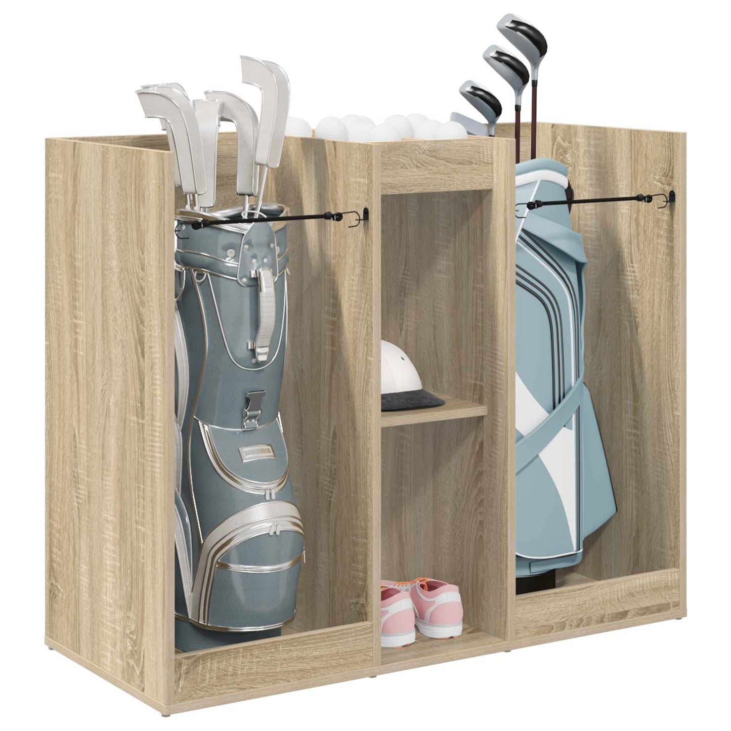 Golf Skab Ensfarvet Sonoma eg 102 x 45 x 85,5 cm