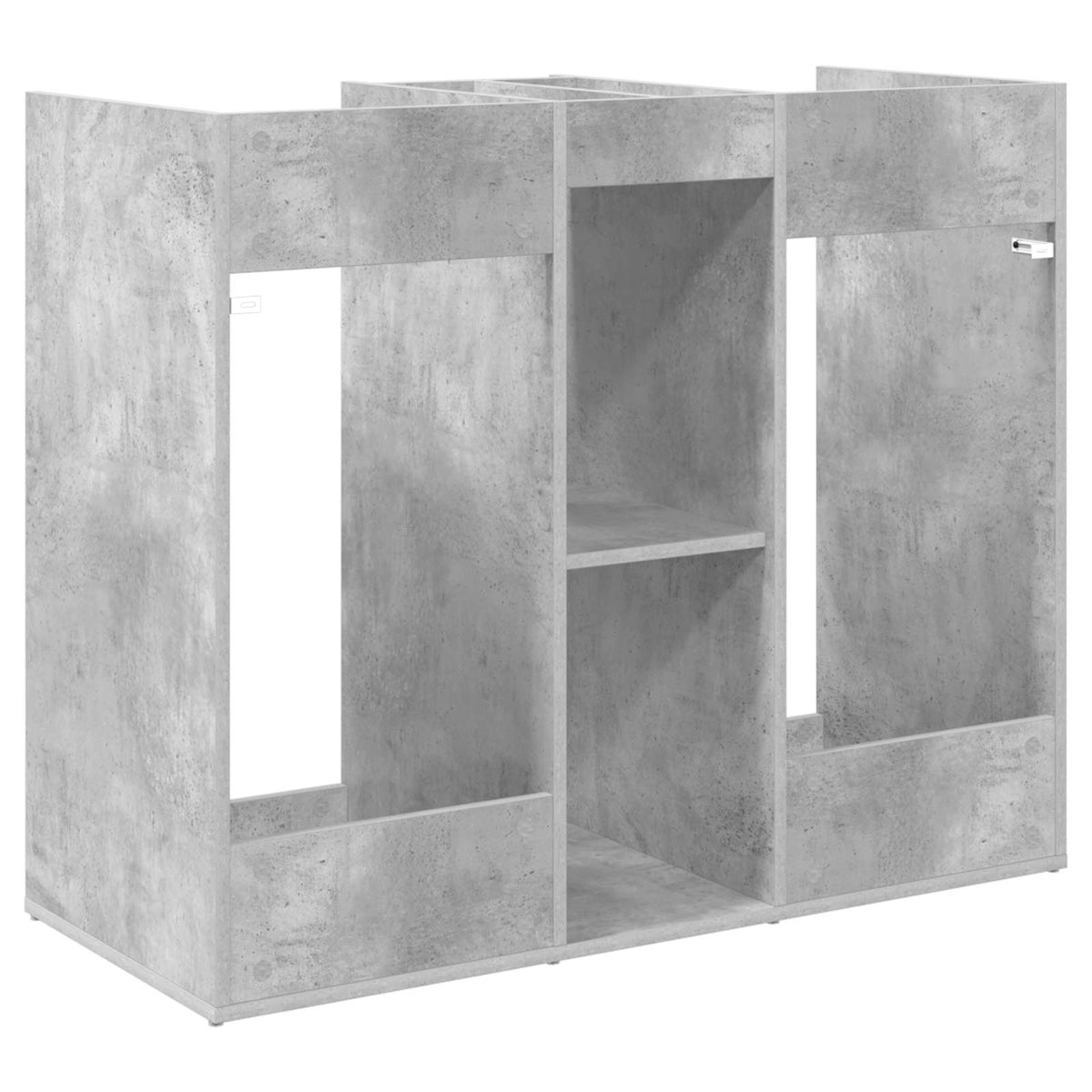 Golf Skab Ensfarvet Beton Grå 102 x 45 x 85,5 cm