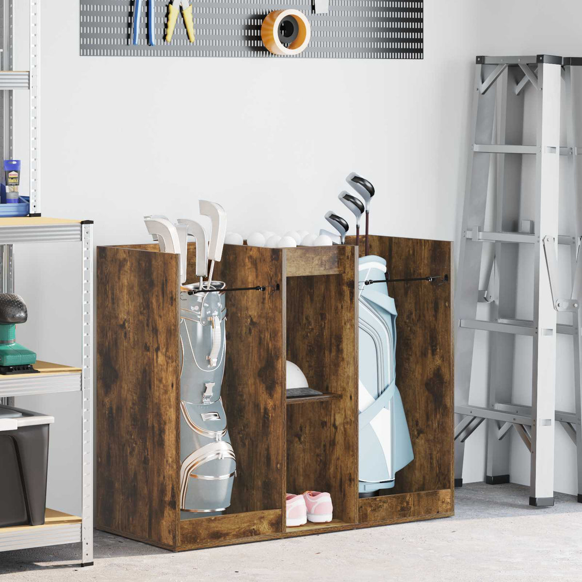 Golf Skab Ensfarvet Røget eg 102 x 45 x 85,5 cm