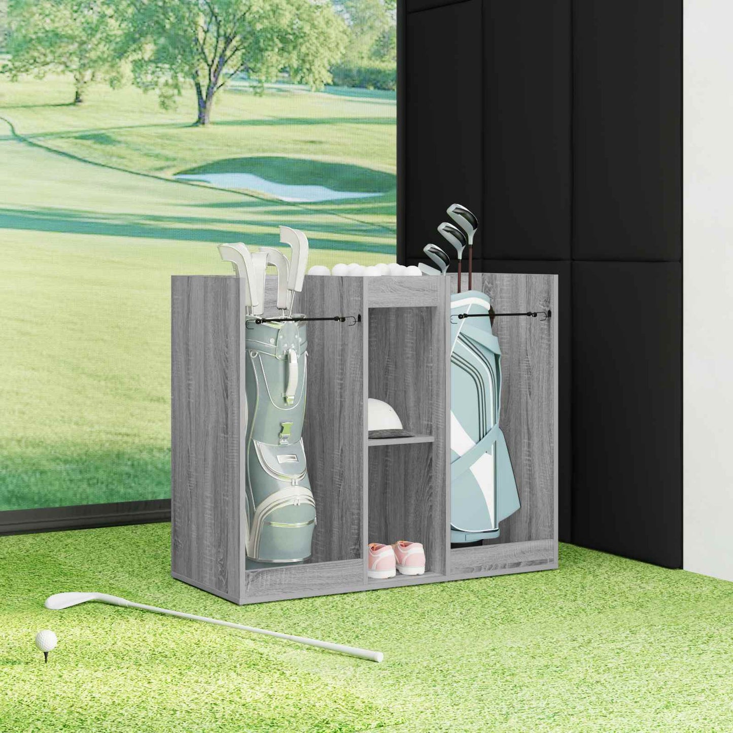 Golf Skab Ensfarvet Grå Sonoma 102 x 45 x 85,5 cm