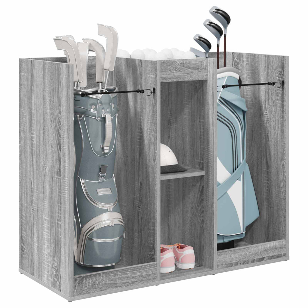 Golf Skab Ensfarvet Grå Sonoma 102 x 45 x 85,5 cm