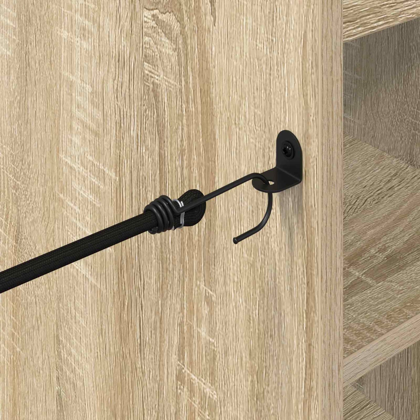 Golf Skab med hjul Ensfarvet Sonoma eg 90 x 45 x 98 cm