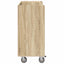 Golf Skab med hjul Ensfarvet Sonoma eg 90 x 45 x 98 cm