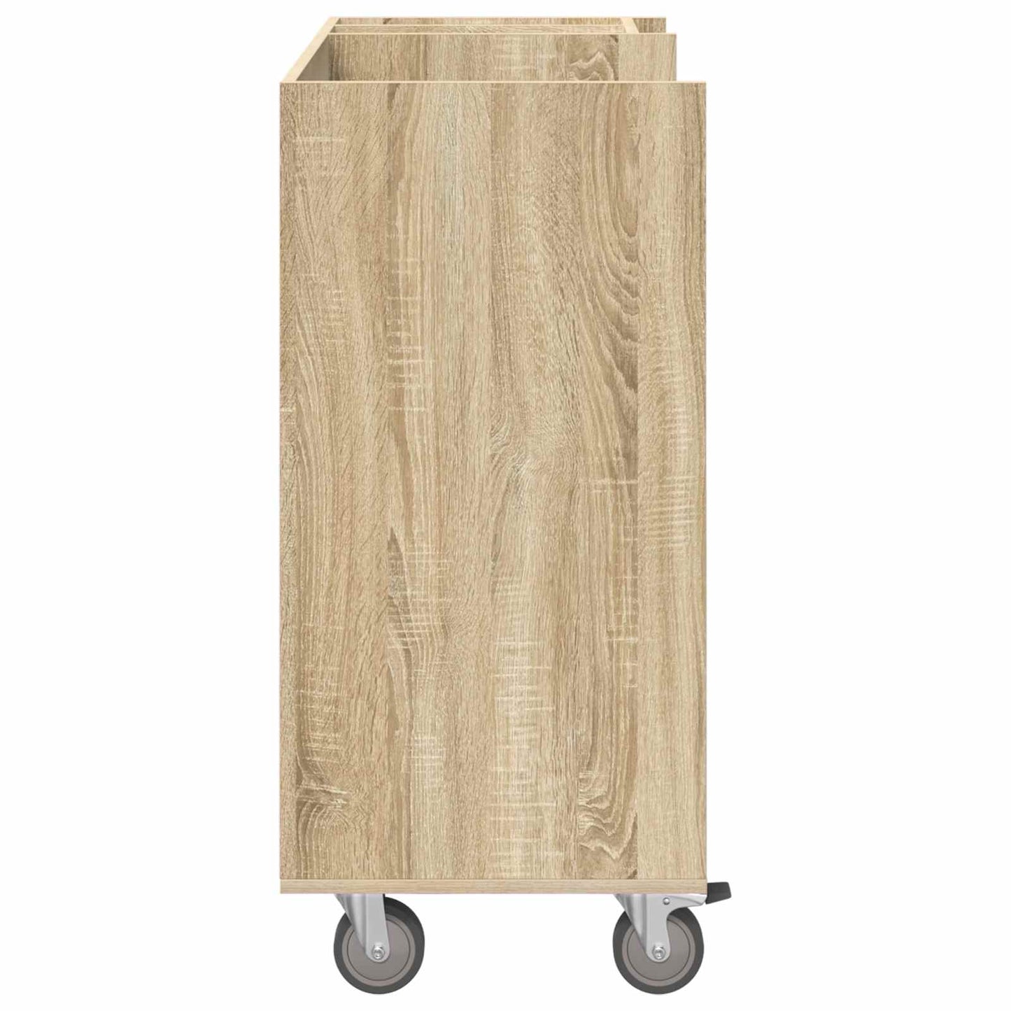 Golf Skab med hjul Ensfarvet Sonoma eg 90 x 45 x 98 cm