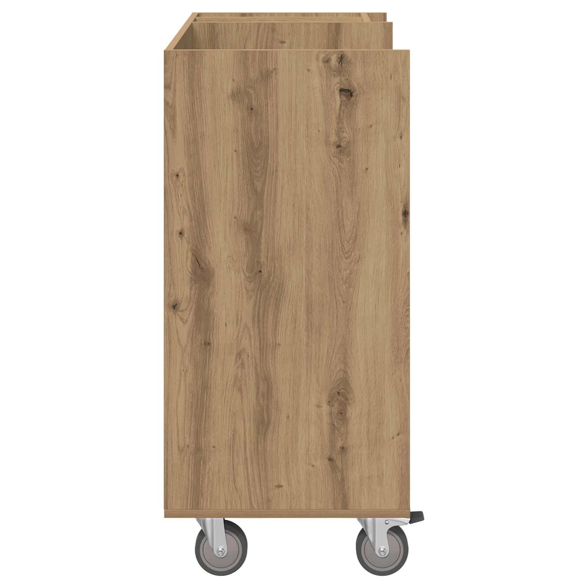 Golf Skab med hjul Ensfarvet Artisan Egetræ 90 x 45 x 98 cm