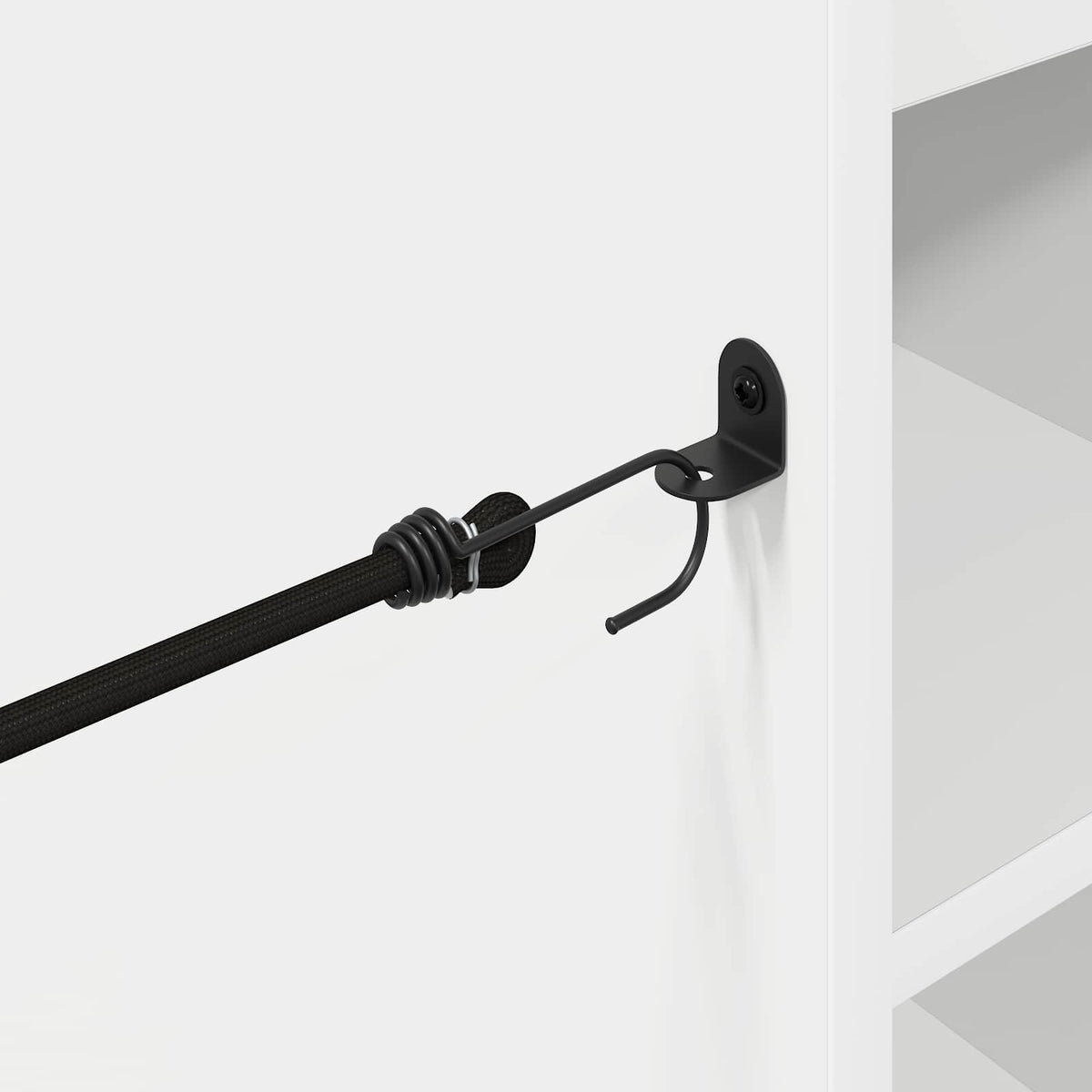 Golf Skab med hjul Ensfarvet Hvid 120 x 45 x 98 cm