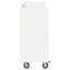 Golf Skab med hjul Ensfarvet Hvid 120 x 45 x 98 cm