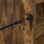 Golf Skab med hjul Ensfarvet Røget eg 120 x 45 x 98 cm