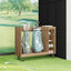 Golf Skab med hjul Ensfarvet Artisan Egetræ 120 x 45 x 98 cm