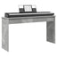 Keyboard Stand Beton Grå 120 x 32 x 64 cm Konstrueret træ