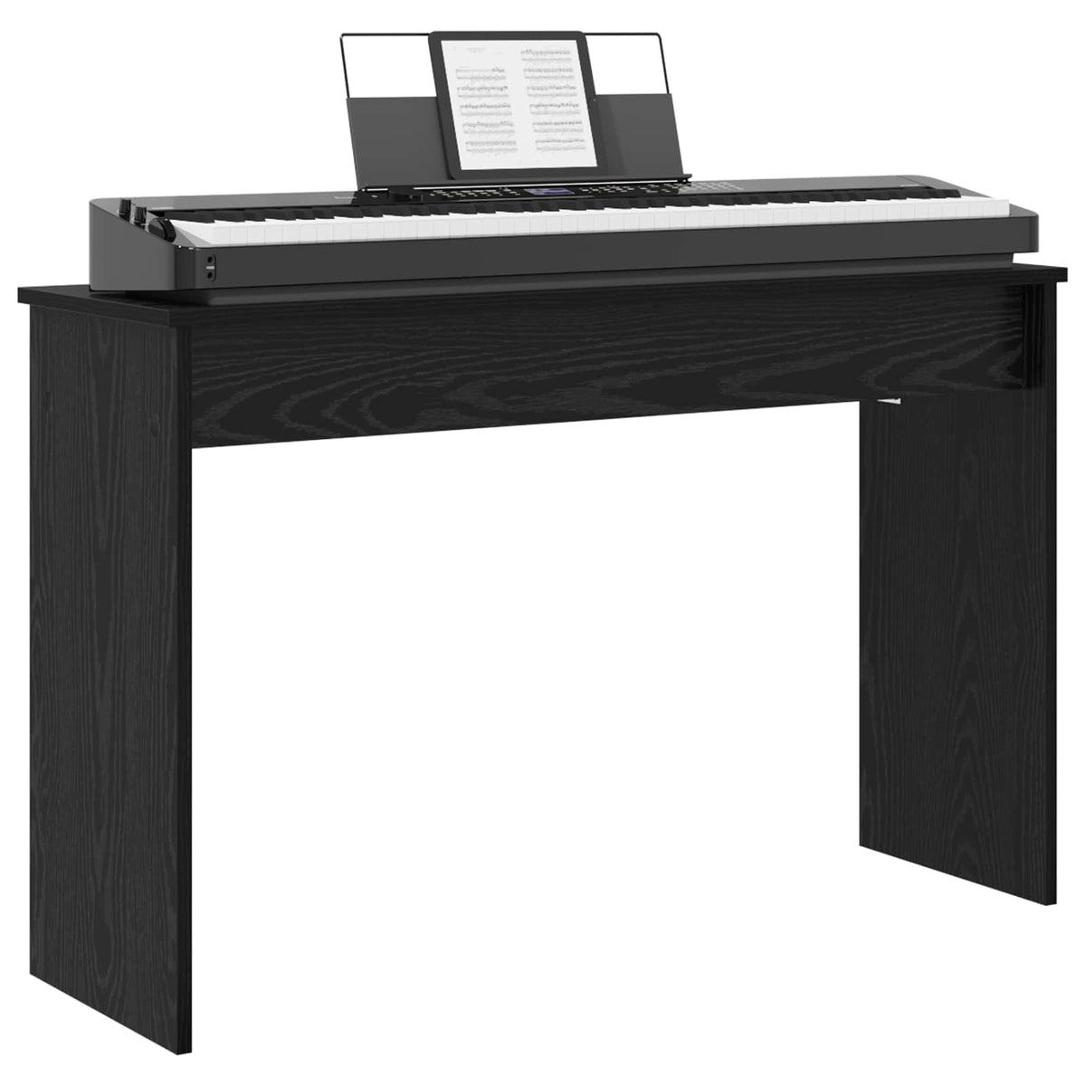 Keyboard Stand Sort eg 100 x 32 x 64 cm Konstrueret træ