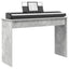 Keyboard Stand Beton Grå 100 x 32 x 64 cm Konstrueret træ