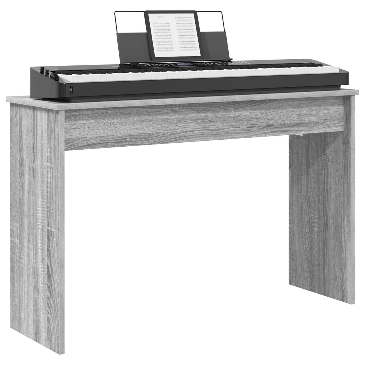 Keyboard Stand Grå Sonoma 100 x 32 x 64 cm Konstrueret træ