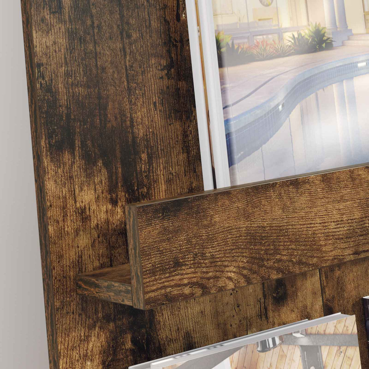 Magasin Rack Røget eg 51 x 11 x 102 cm Konstrueret træ