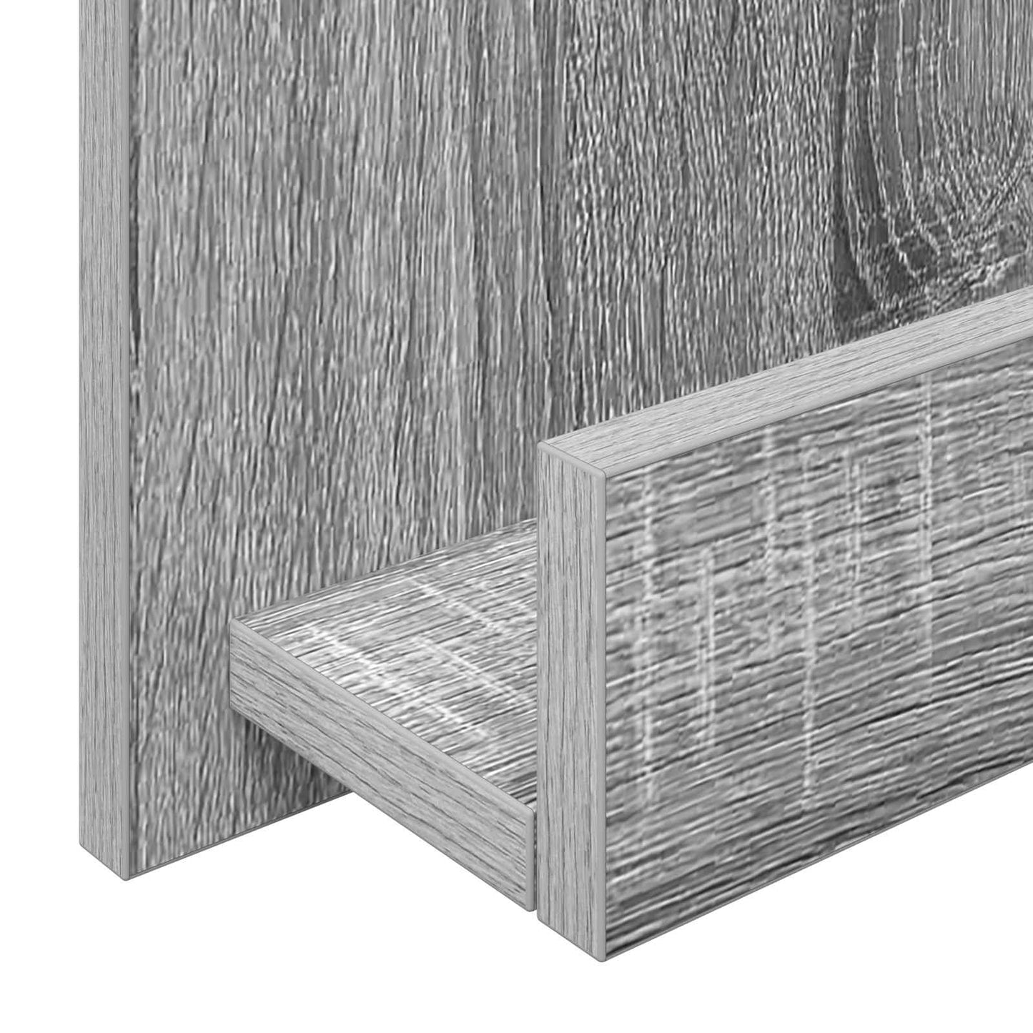 Magasin Rack Grå Sonoma 51 x 11 x 102 cm Konstrueret træ